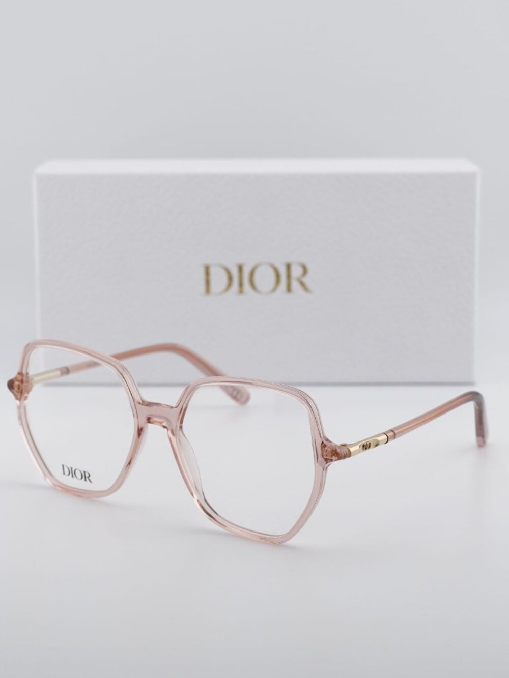 Dior MINI CD O S8I 4300 Square Eyeglasses 55mm - Pink
